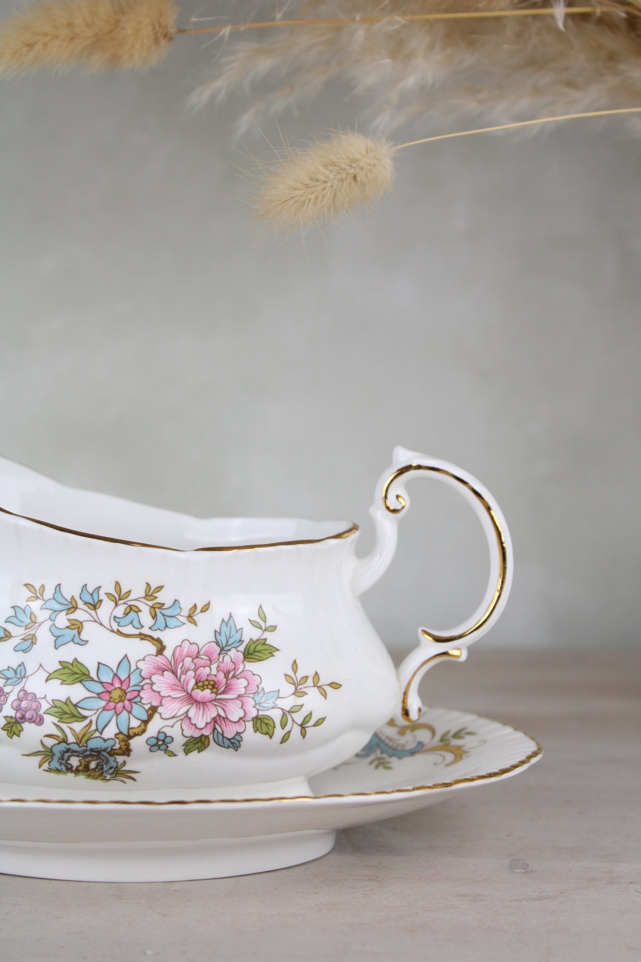 Royal Standard Mandarin Gravy Boat and Saucer