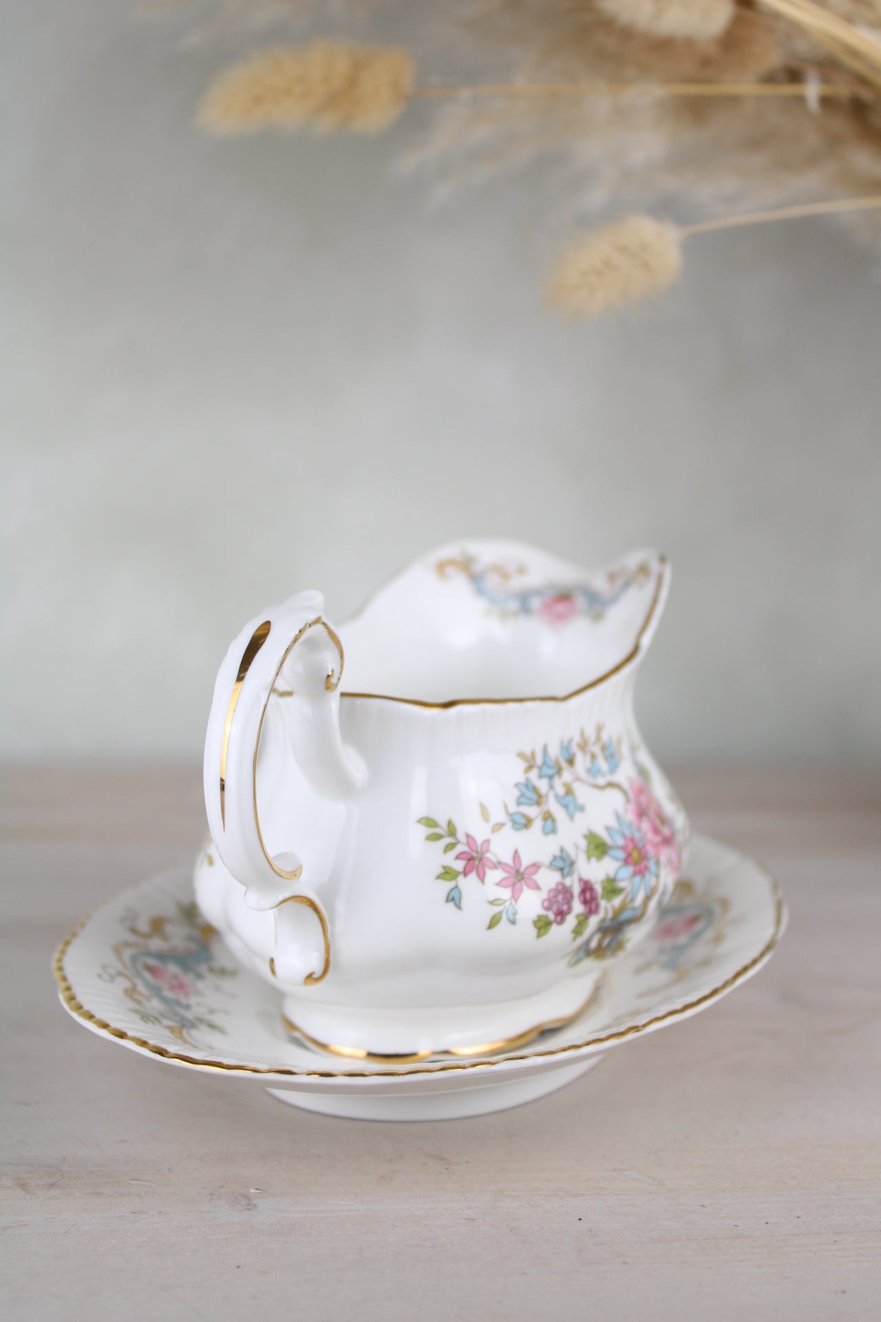 Royal Standard Mandarin Gravy Boat and Saucer