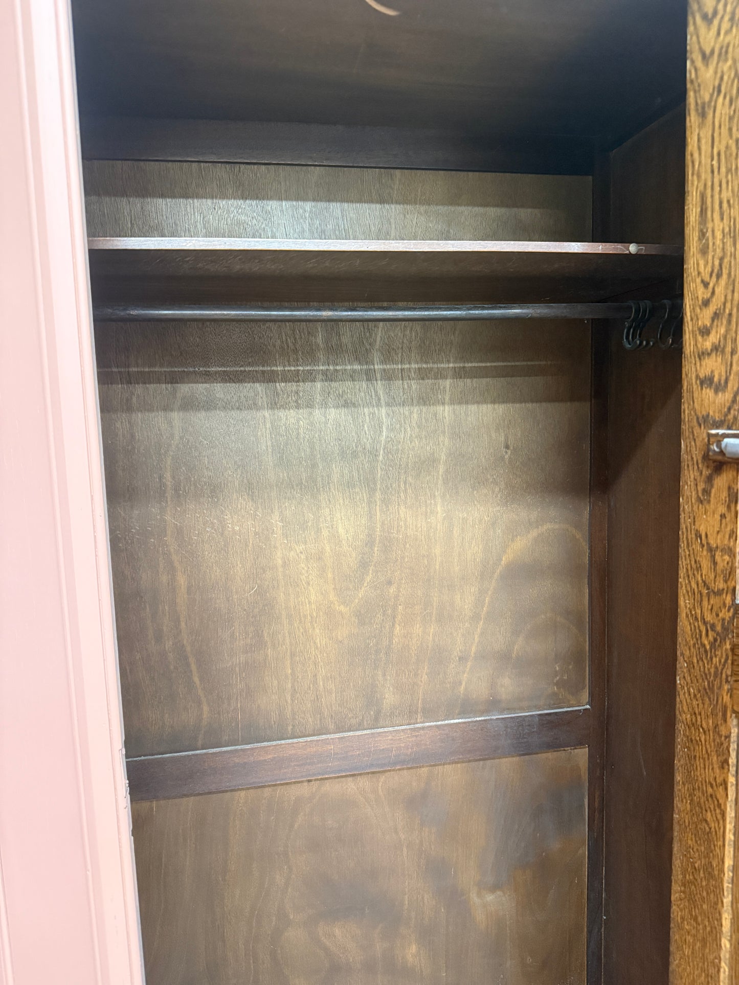 Vintage small painted wardrobe
