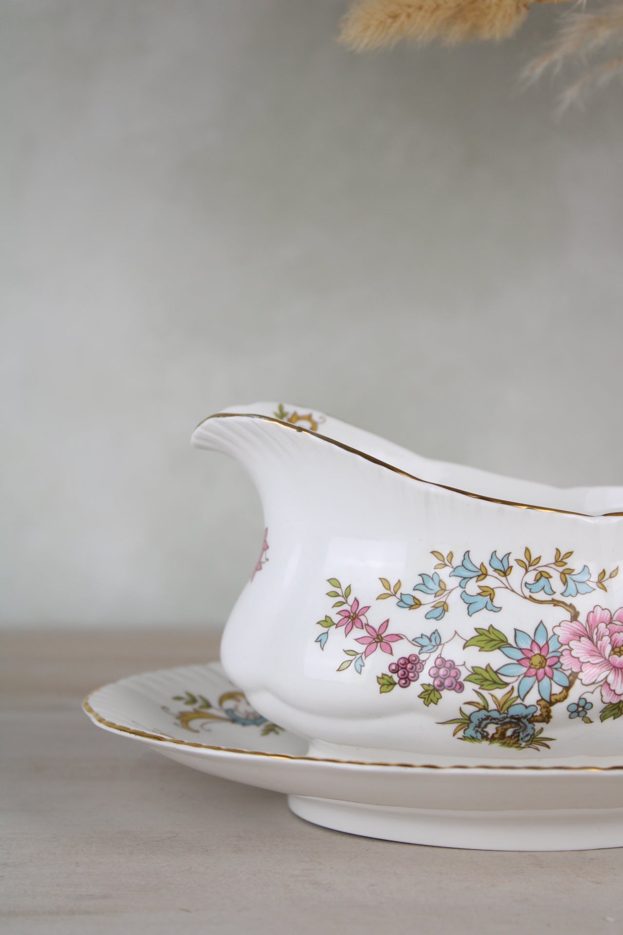 Royal Standard Mandarin Gravy Boat and Saucer