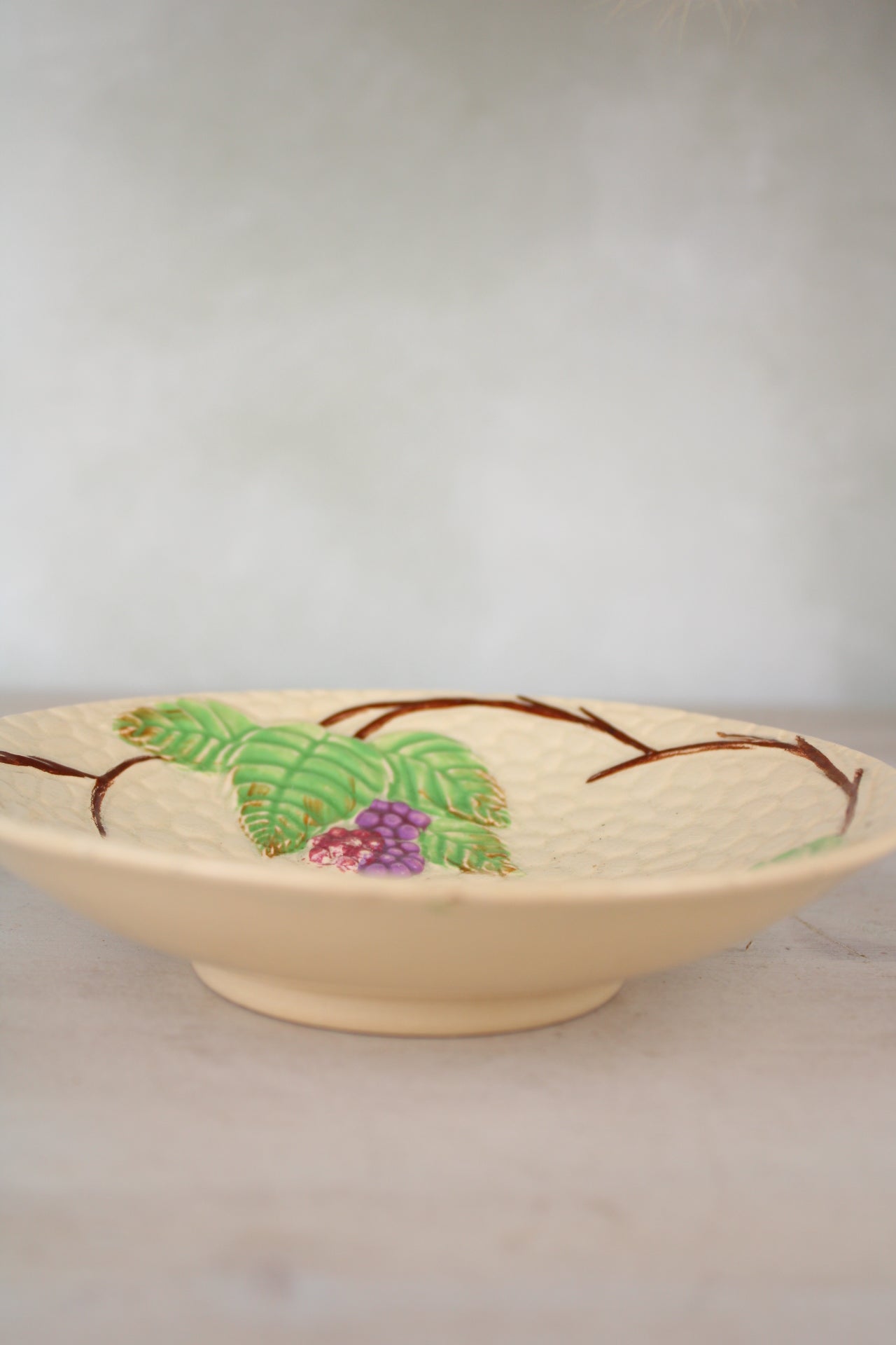 Wade Leaf Pattern Bowl Deep Plate