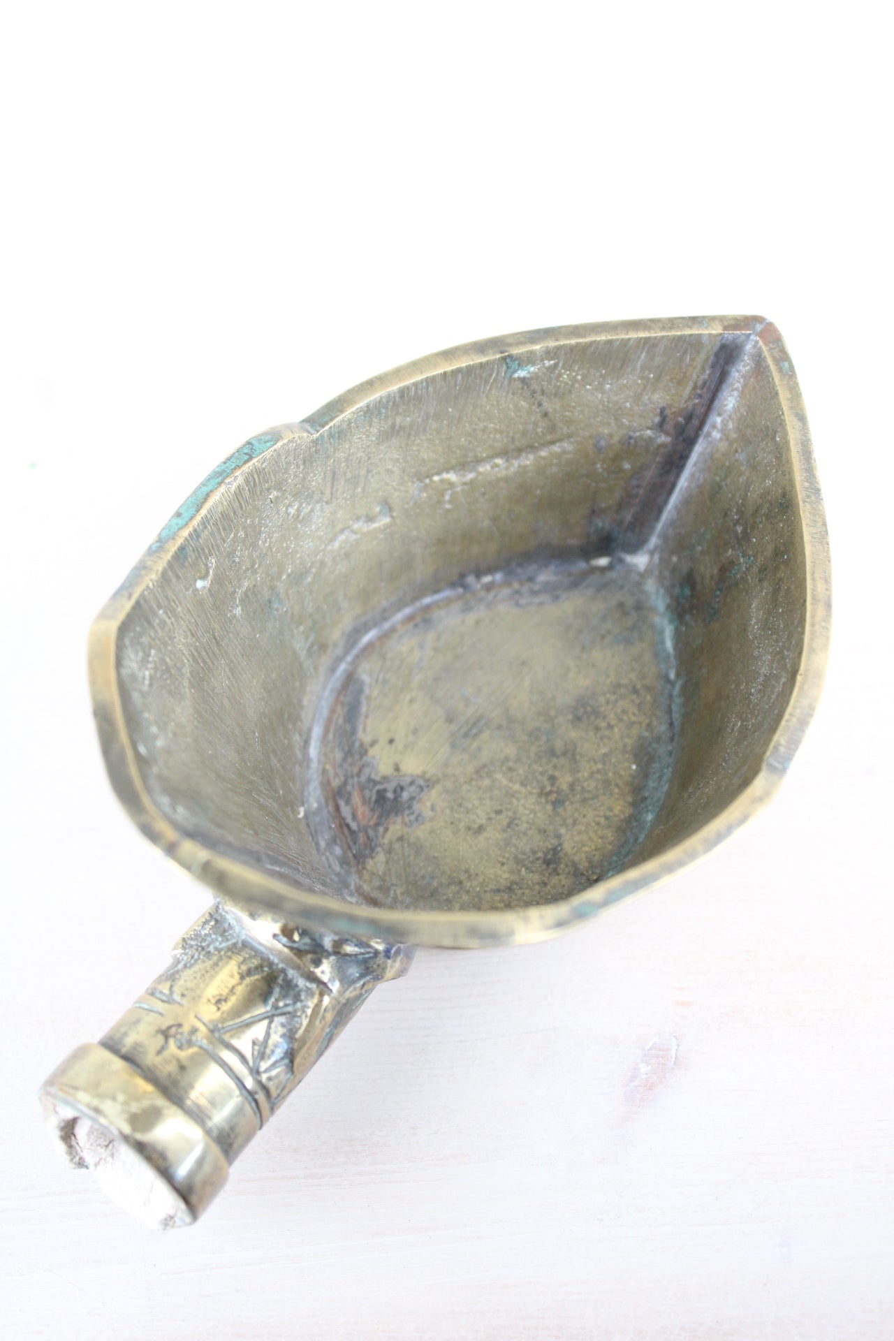 Brass Vintage Shovel Style Pot