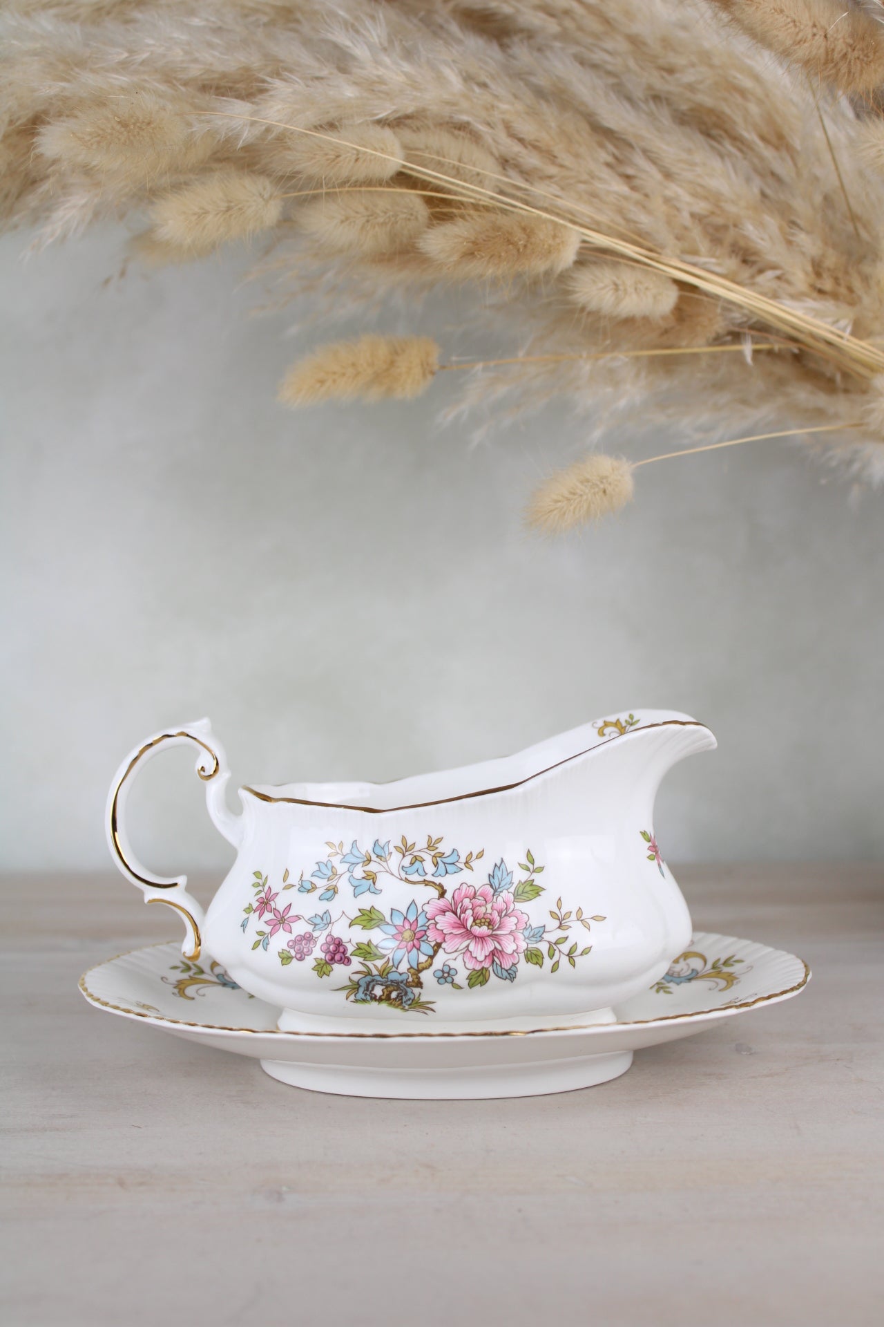 Royal Standard Mandarin Gravy Boat and Saucer
