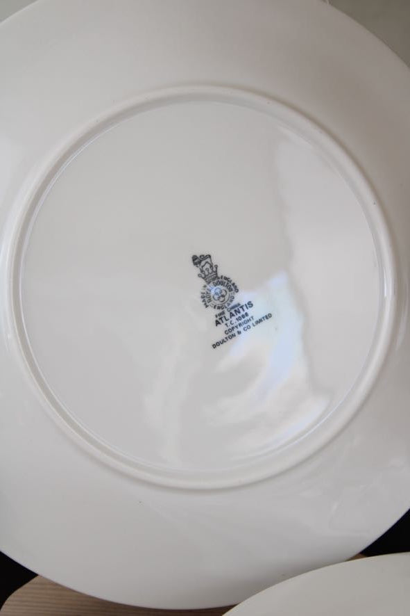 Set of 4 Royal Doulton Atlantis Side Plates