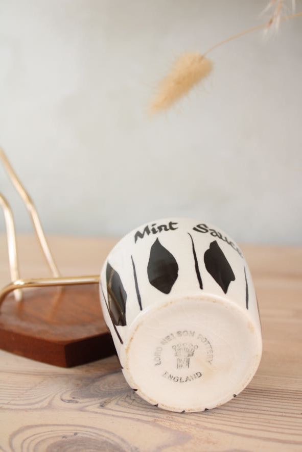 Wyncraft Mint Sauce Pot with Wood and Metal Serving Board