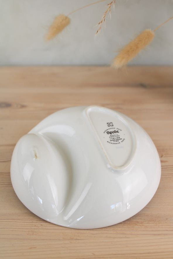 Spode Sectioned Blue and White Bowl