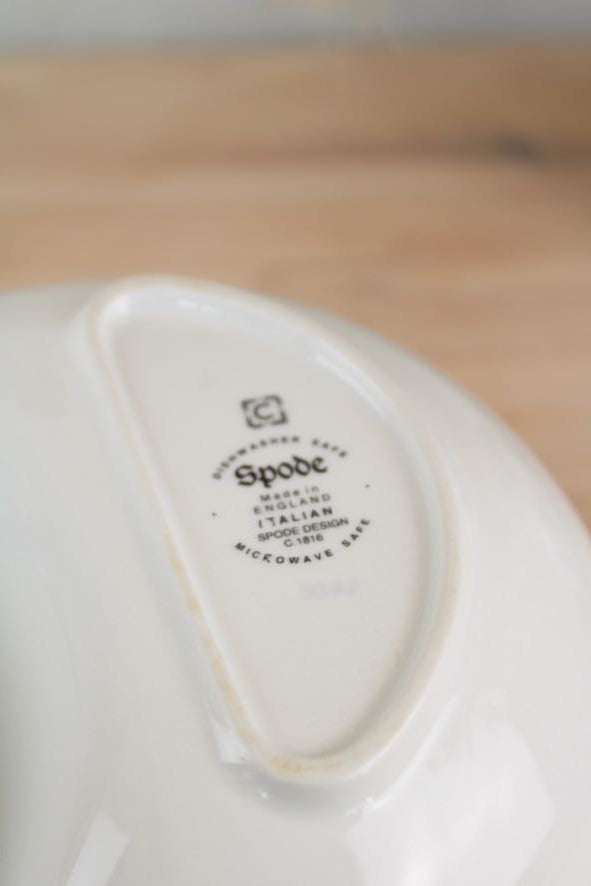 Spode Sectioned Blue and White Bowl