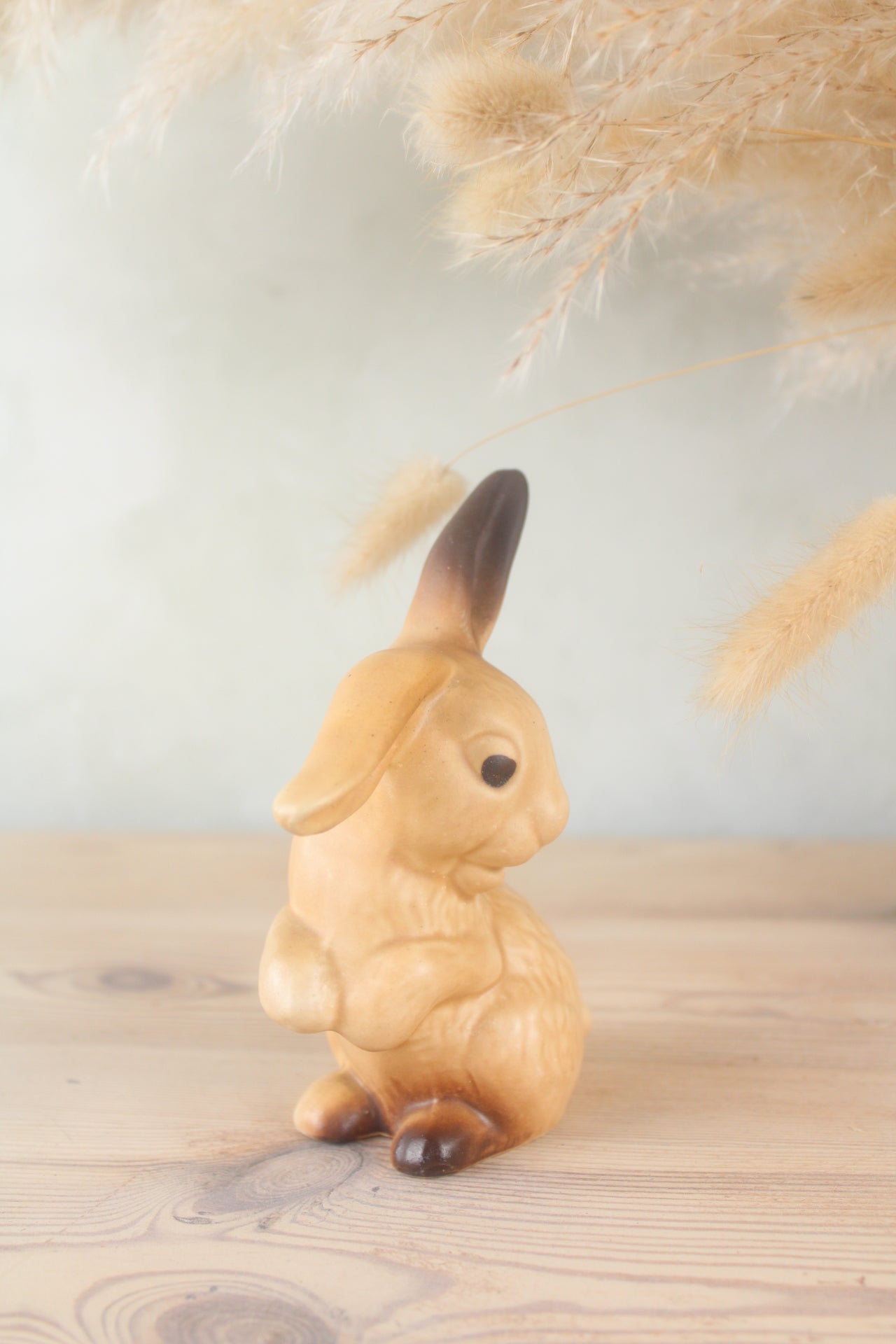 Sylvac Vintage Ceramic Beige Rabbit Figurine