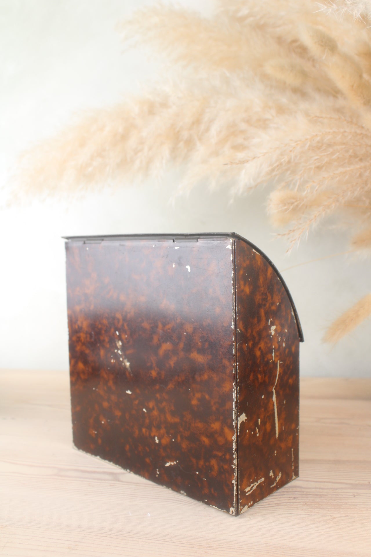Vintage Painted Letterbox Metal Tin