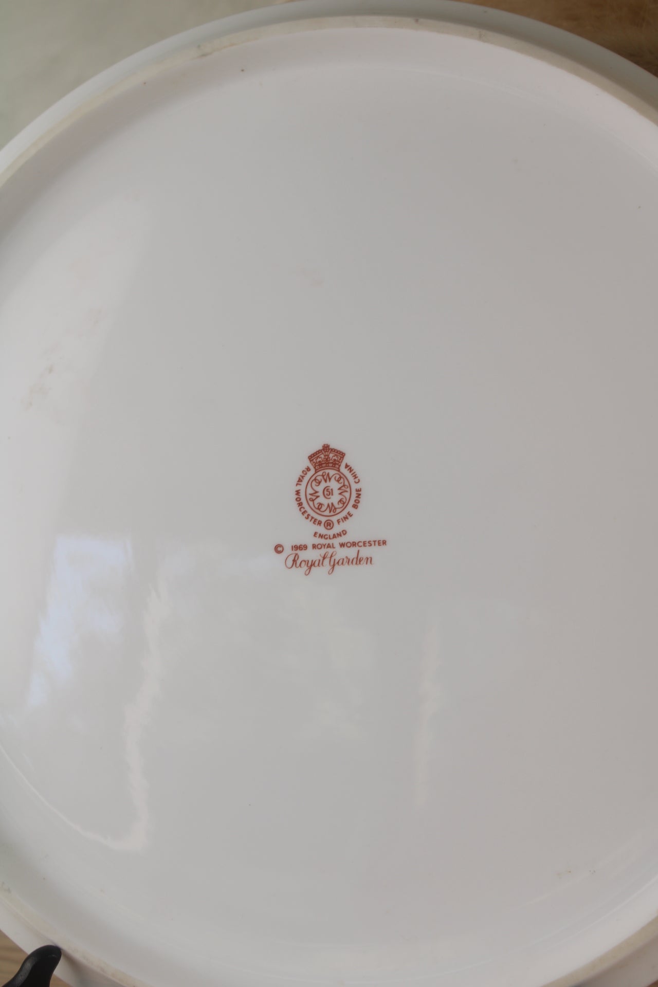 Royal Worcester Royal Garden Large Cake Plate