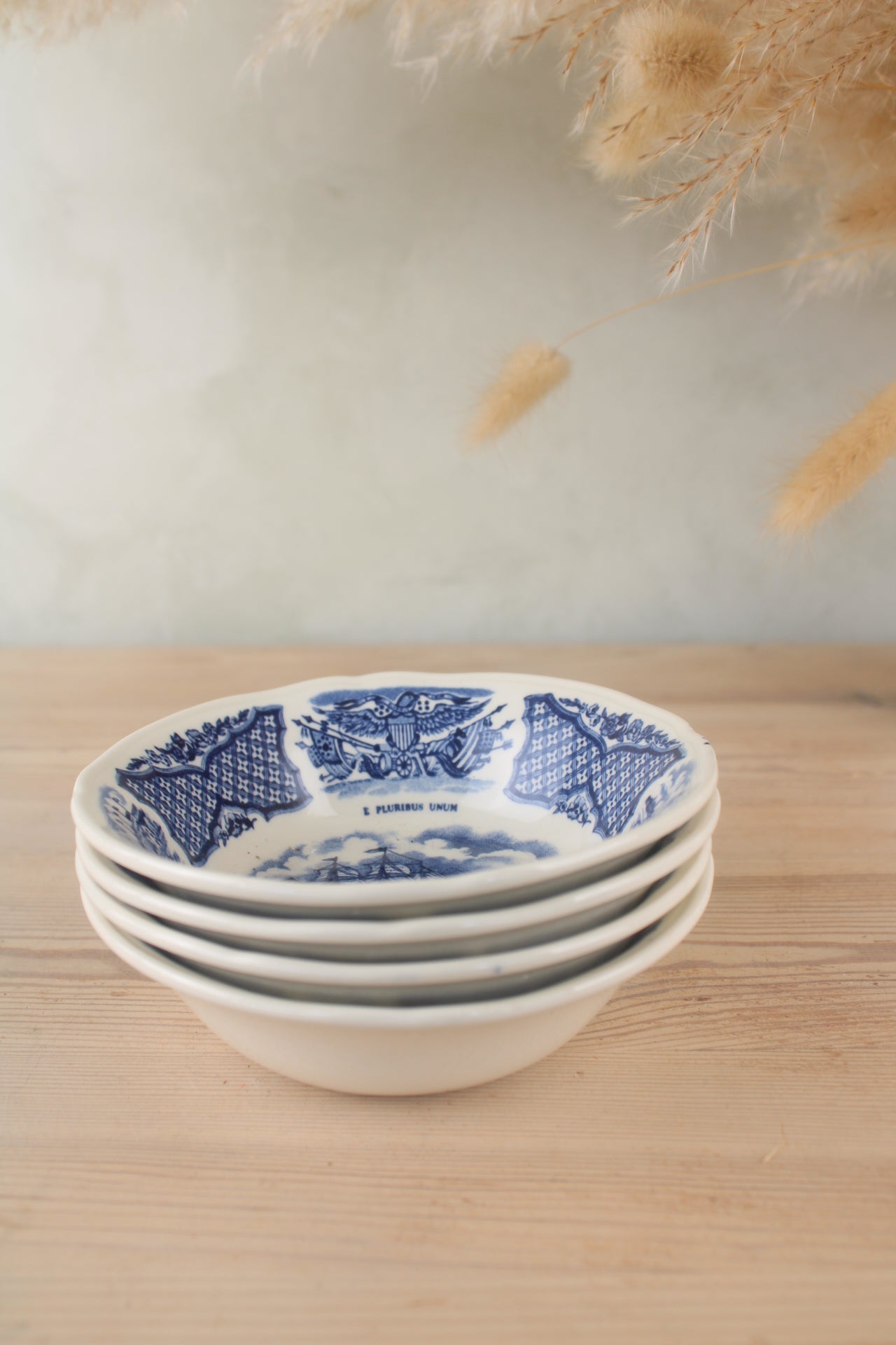 Alfred Meakin Blue and White Fair Winds Small Bowls