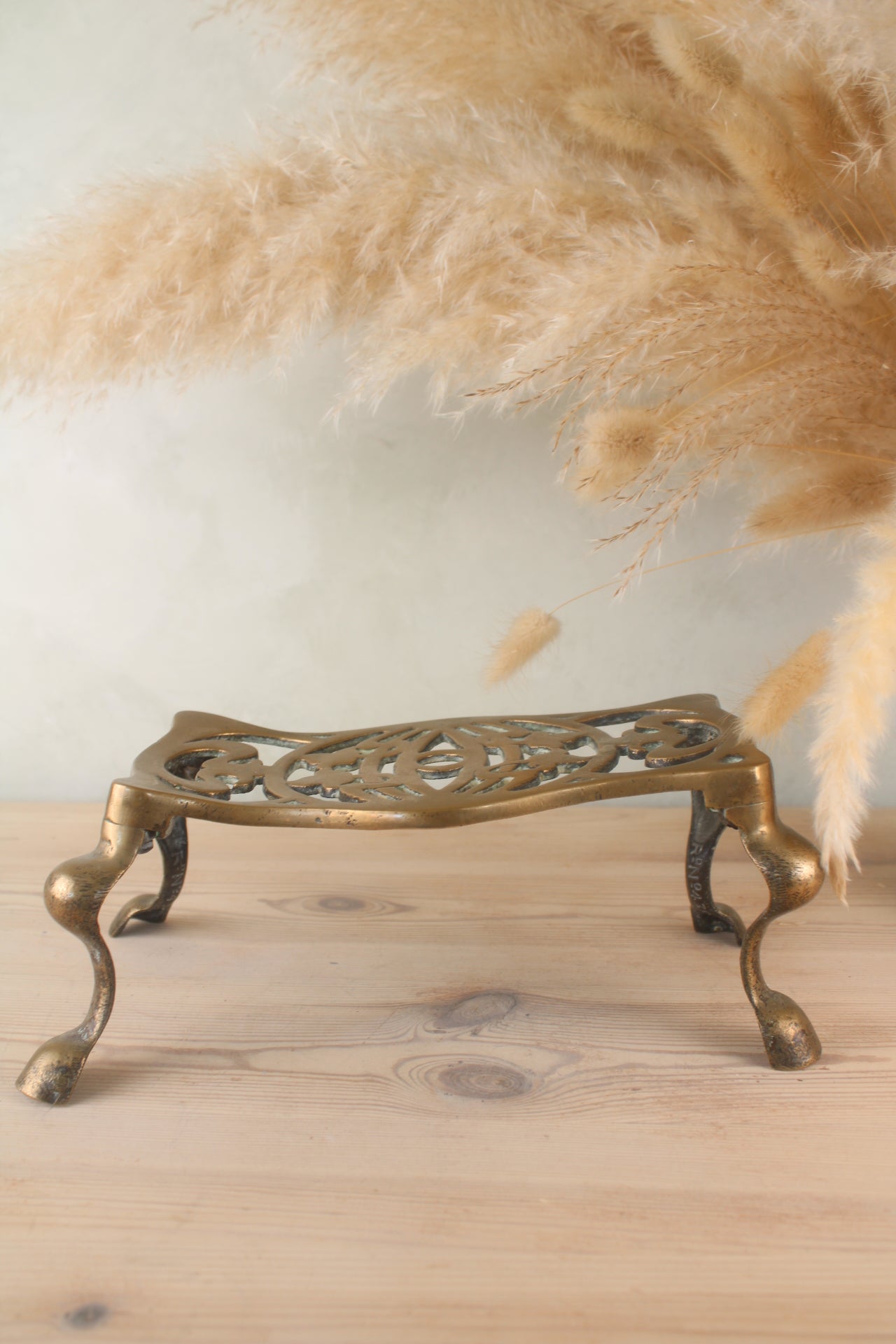 Brass Fire Stand Trivet