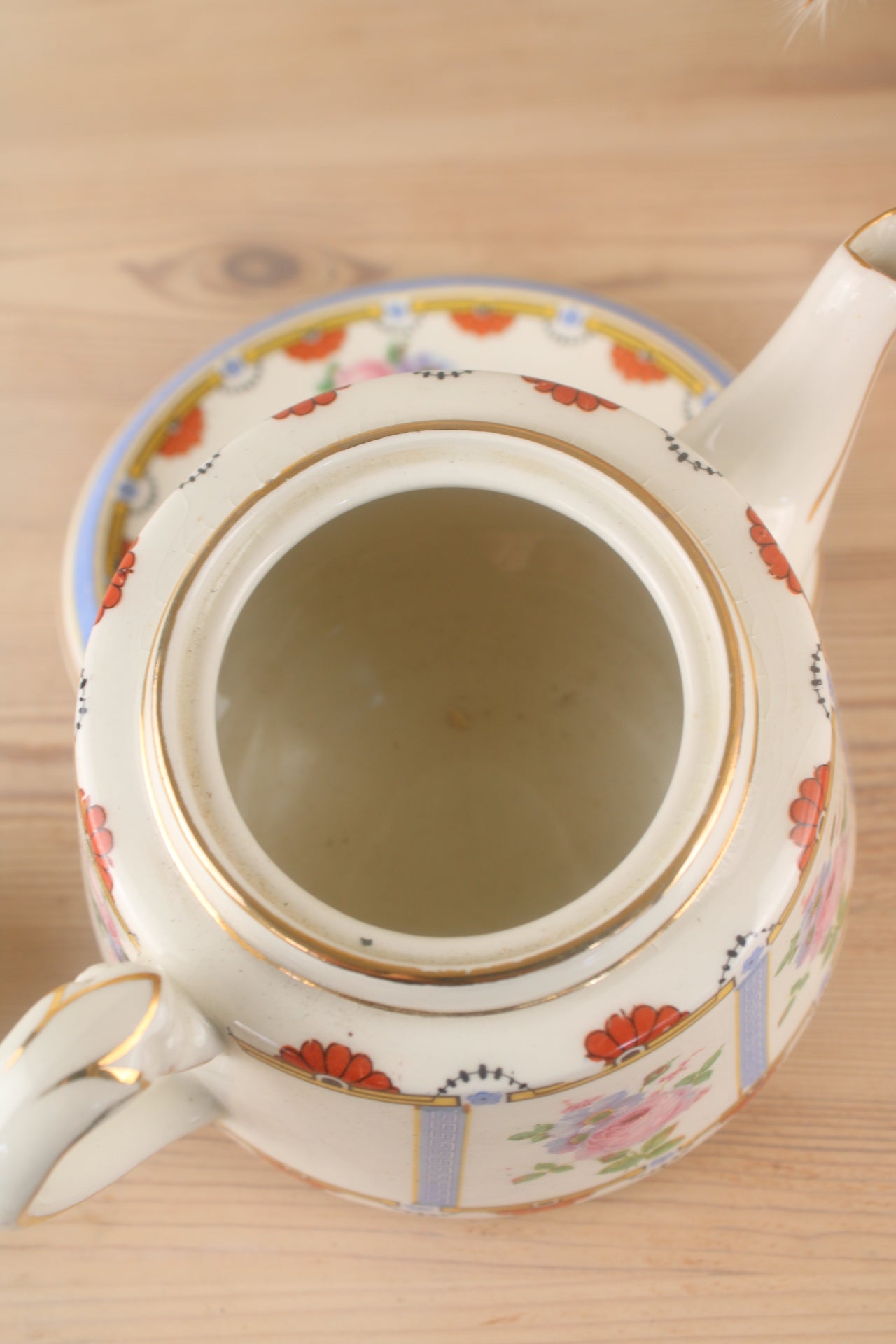 Gibbons Vintage Teapot and Plate