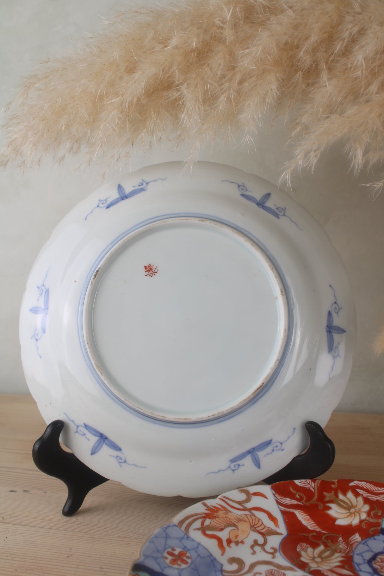 Pair of Antique Japanese Imari Plates