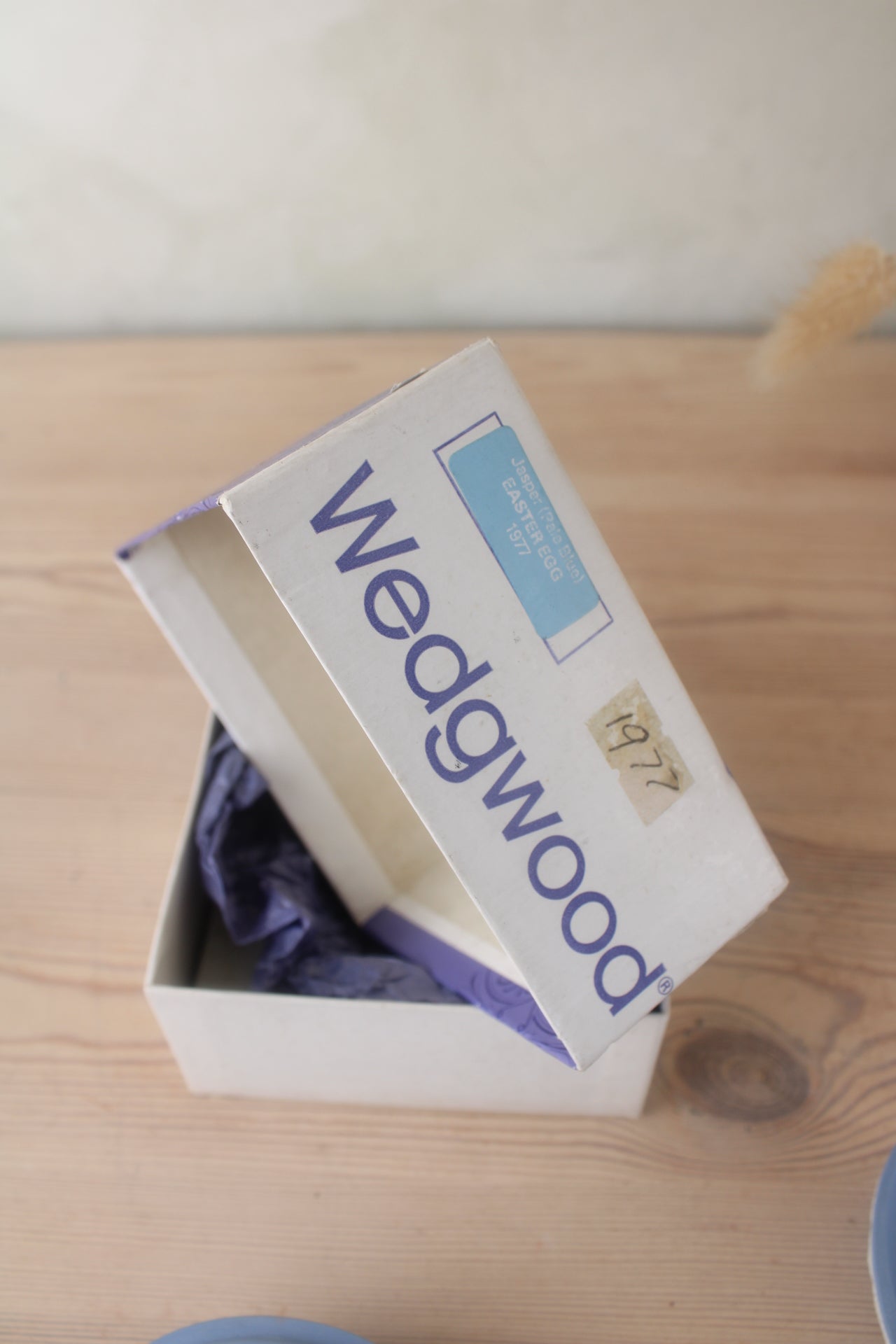 Wedgewood Blue Jasperware Egg 1977