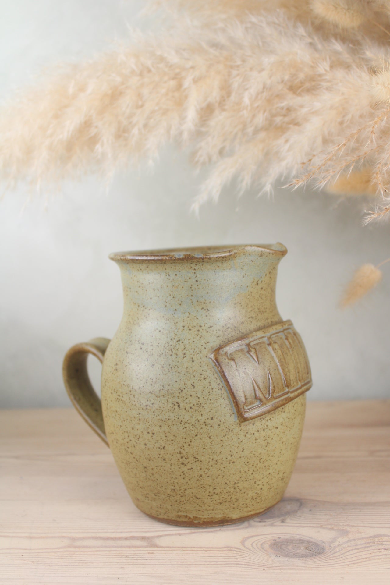 Stoneware Vintage Milk Jug