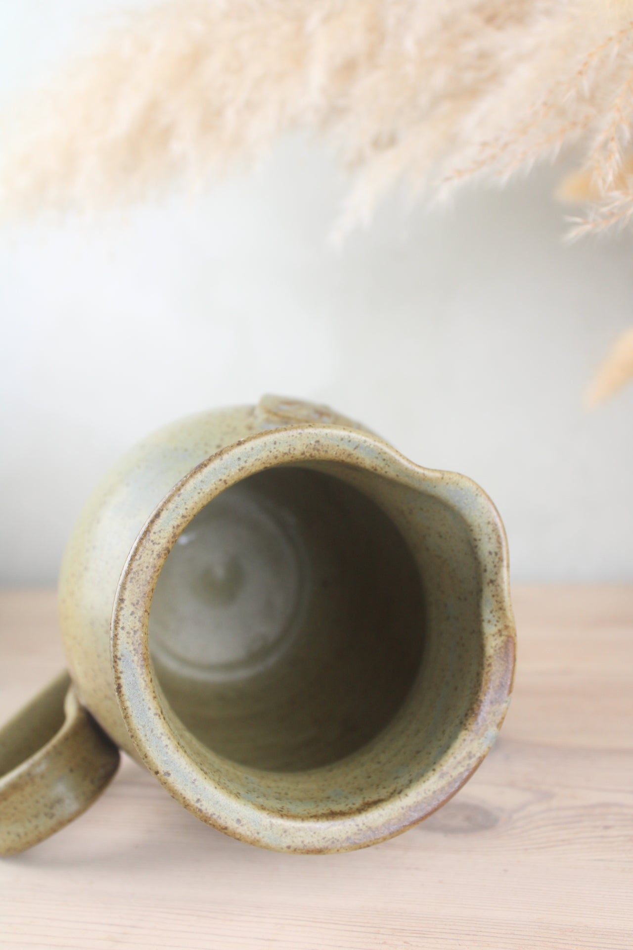 Stoneware Vintage Milk Jug