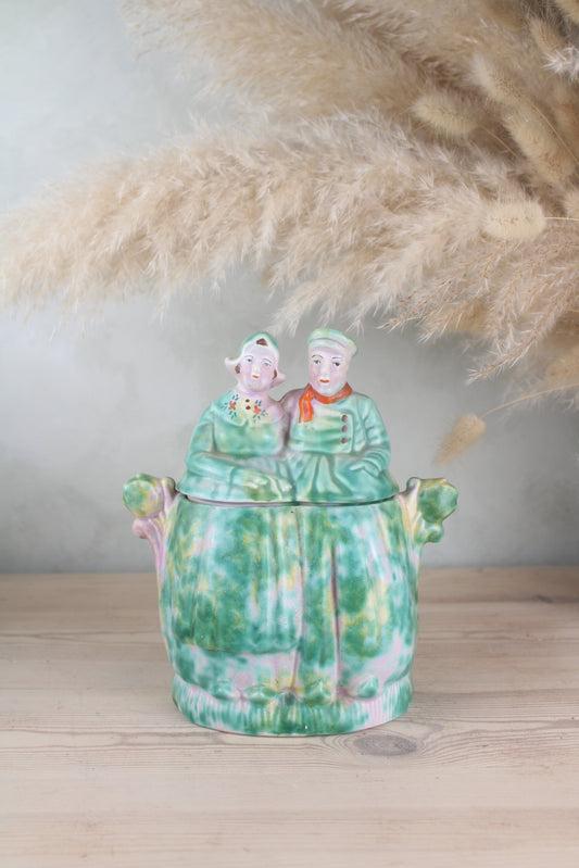 Arthur Wood Unique Vintage Couple Storage Jar