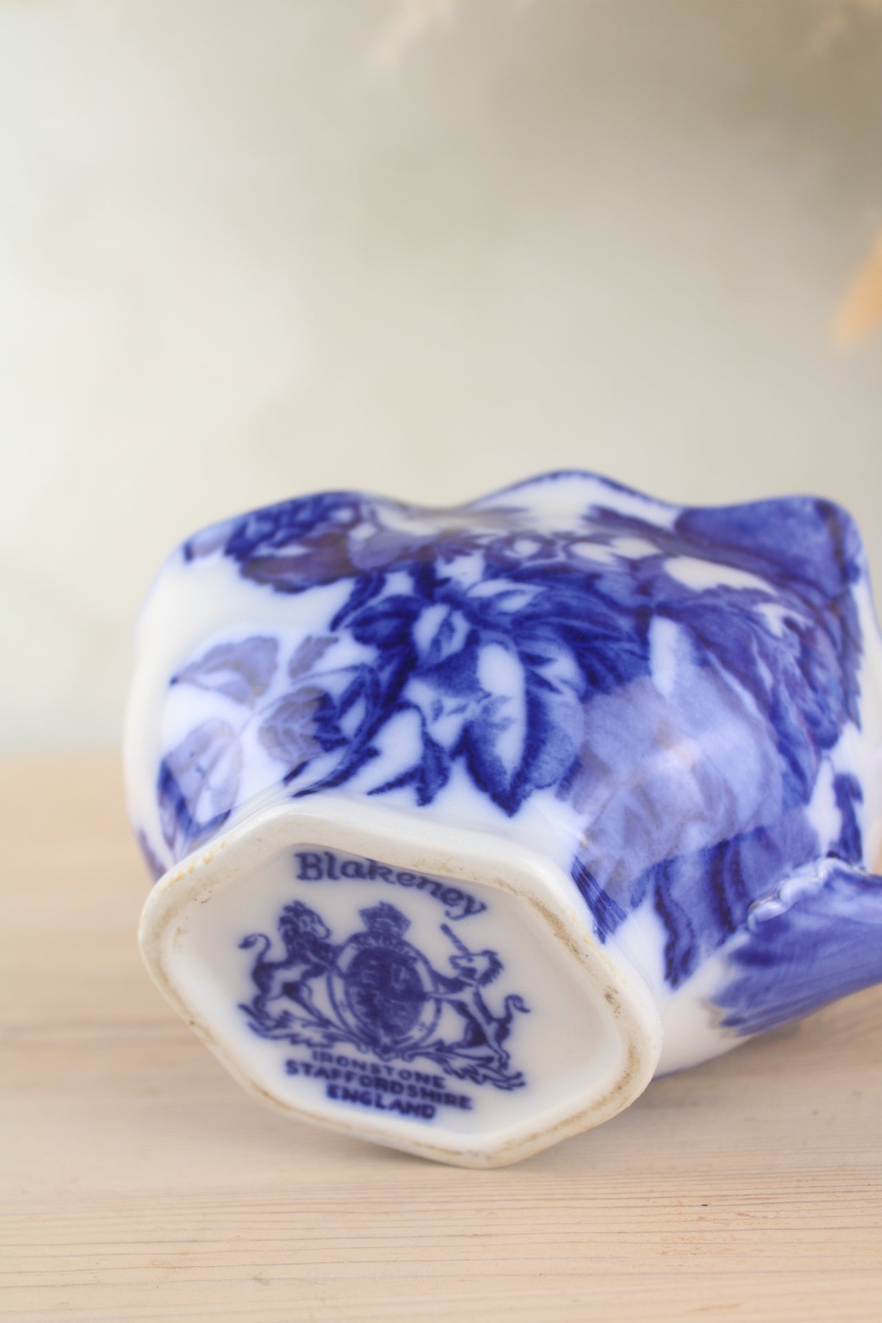 Blue and White Vintage Shaving Cup