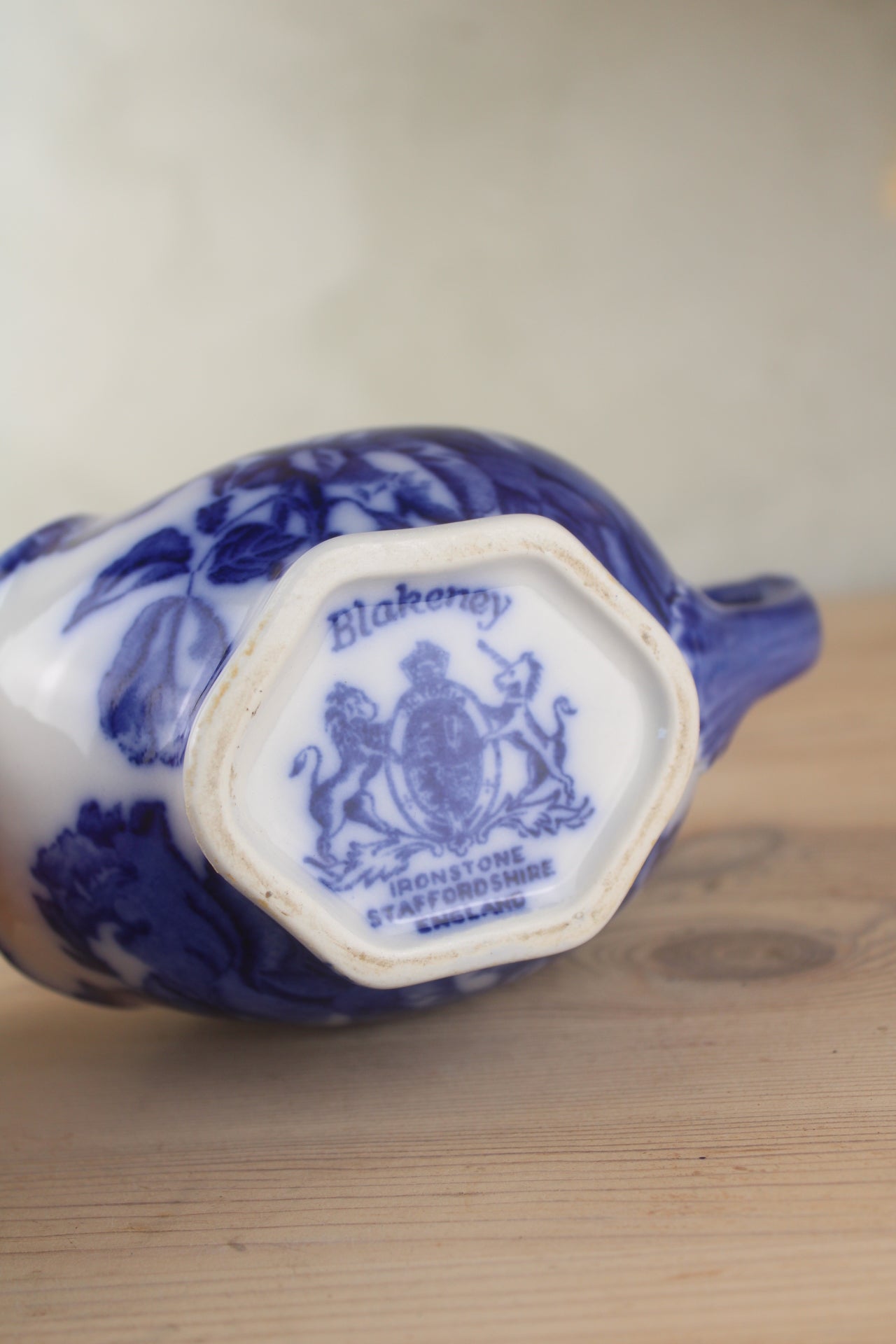 Blue and White Vintage Shaving Cup