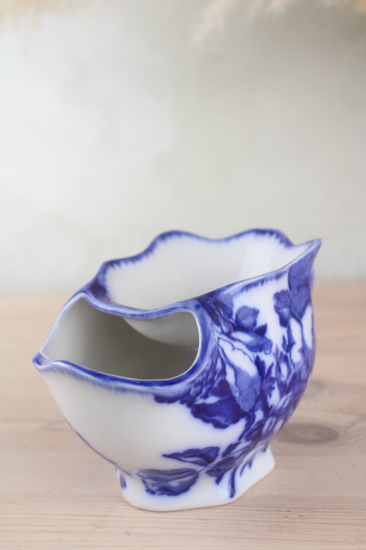 Blue and White Vintage Shaving Cup