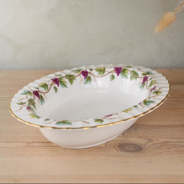 Royal Worcester Bacchanal Serving Oval Bowl