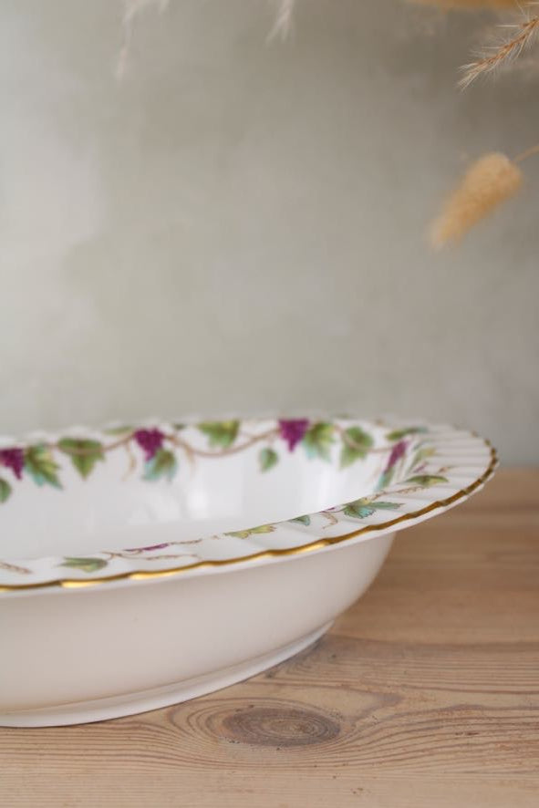 Royal Worcester Bacchanal Serving Oval Bowl