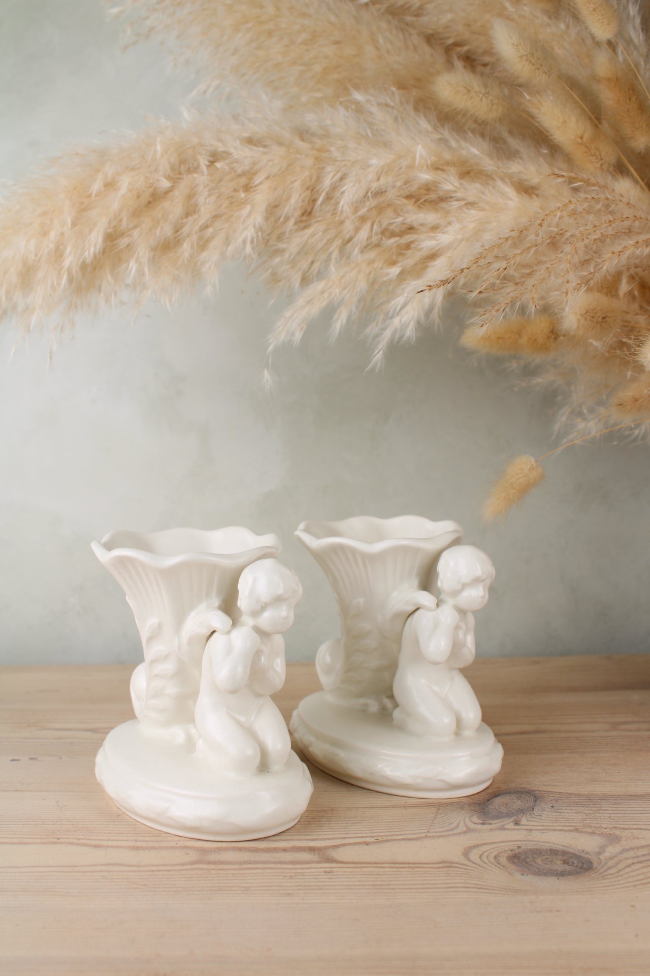 Pair of Sylvac 2683 Cherub Vases