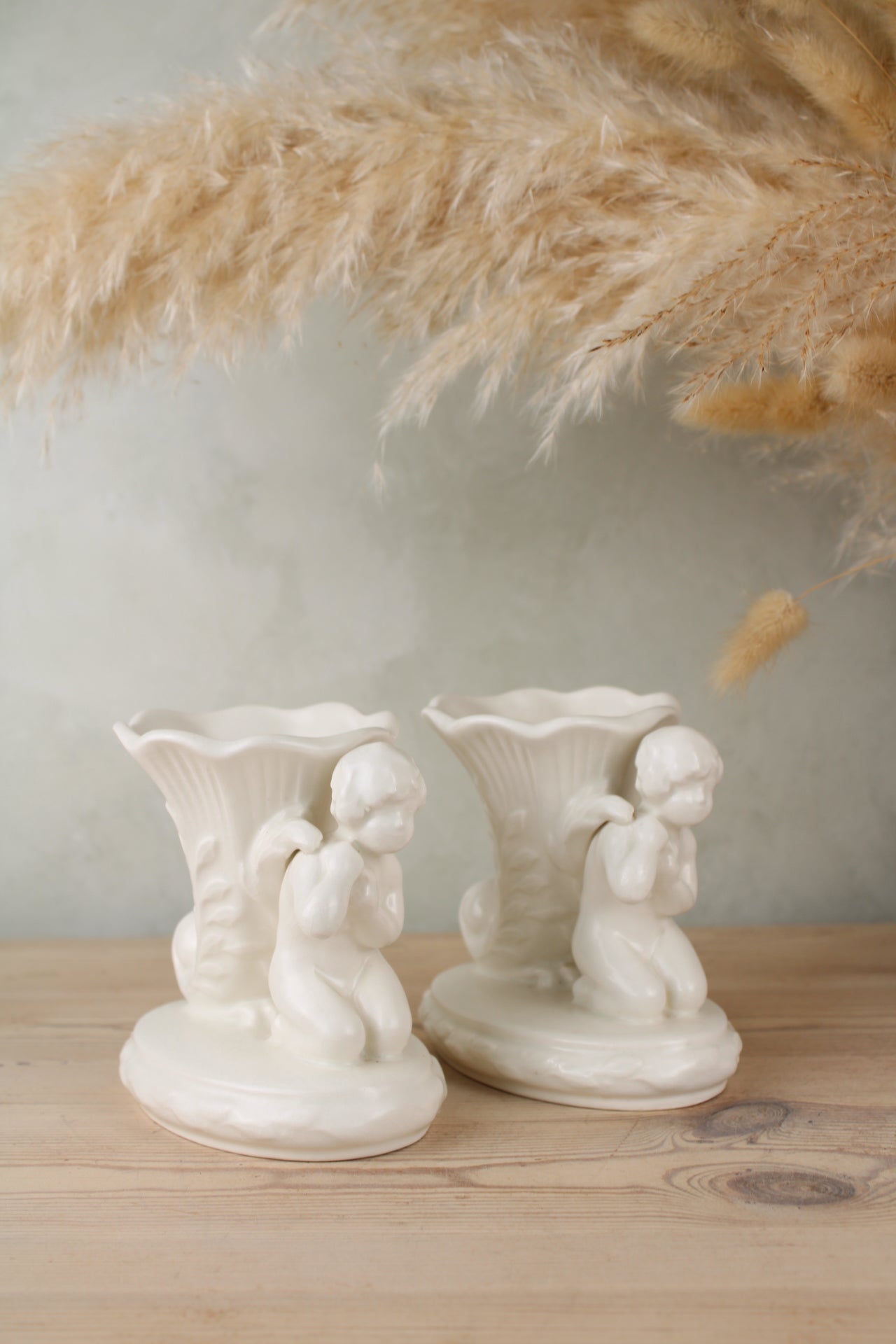 Pair of Sylvac 2683 Cherub Vases