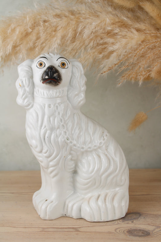 White Staffordshire Dog