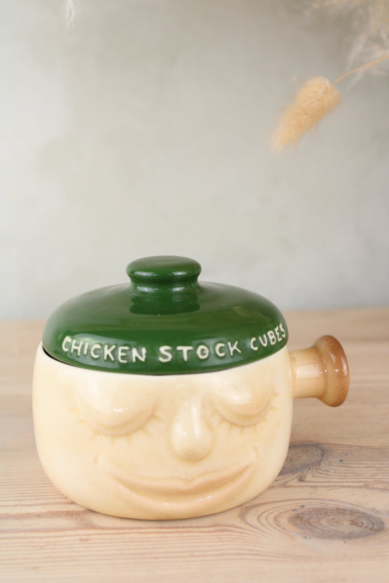 Sylvac 4906 Chicken Stock Cubes Face Pot