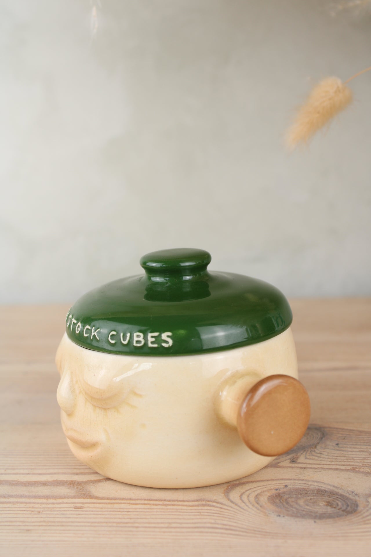 Sylvac 4906 Chicken Stock Cubes Face Pot
