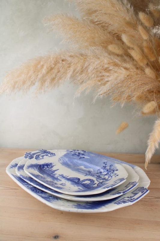 Set of 3 Regal Pottery Palissy ‘Enchanta’ Platters