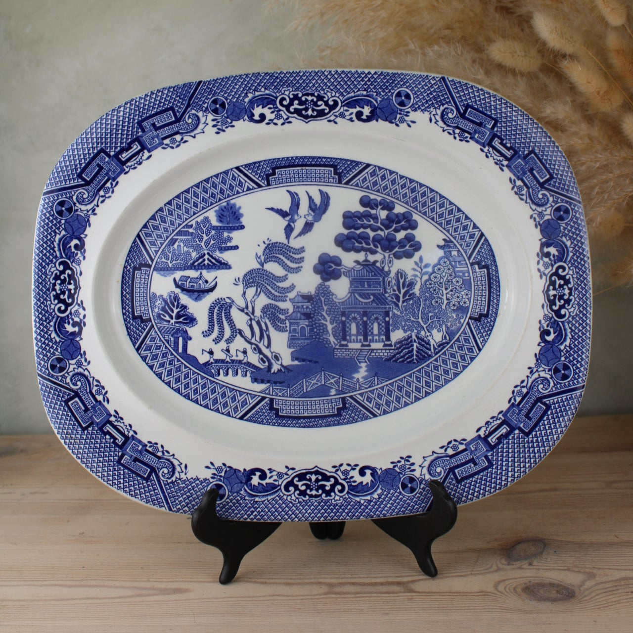 Large Old Willow Platter