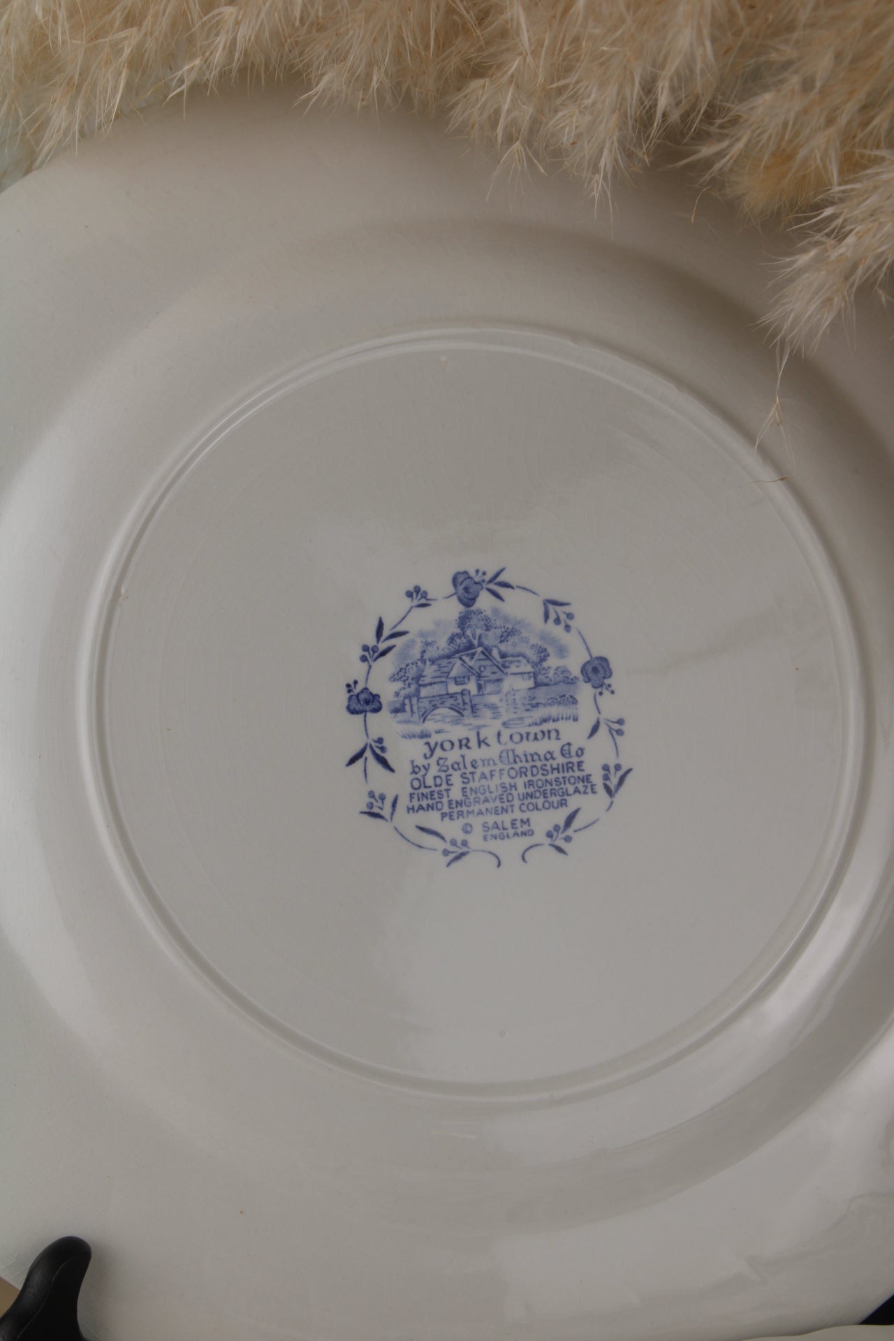 Set of 4 York Town Plates