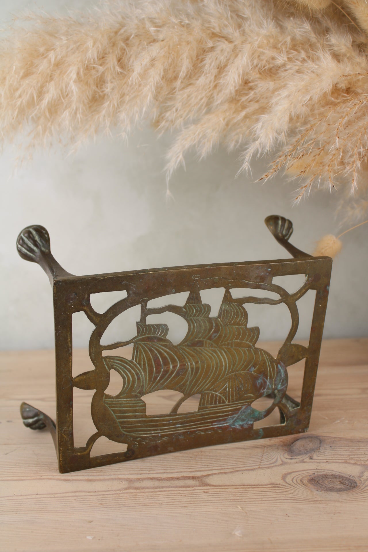 Brass Ship Design Trivet
