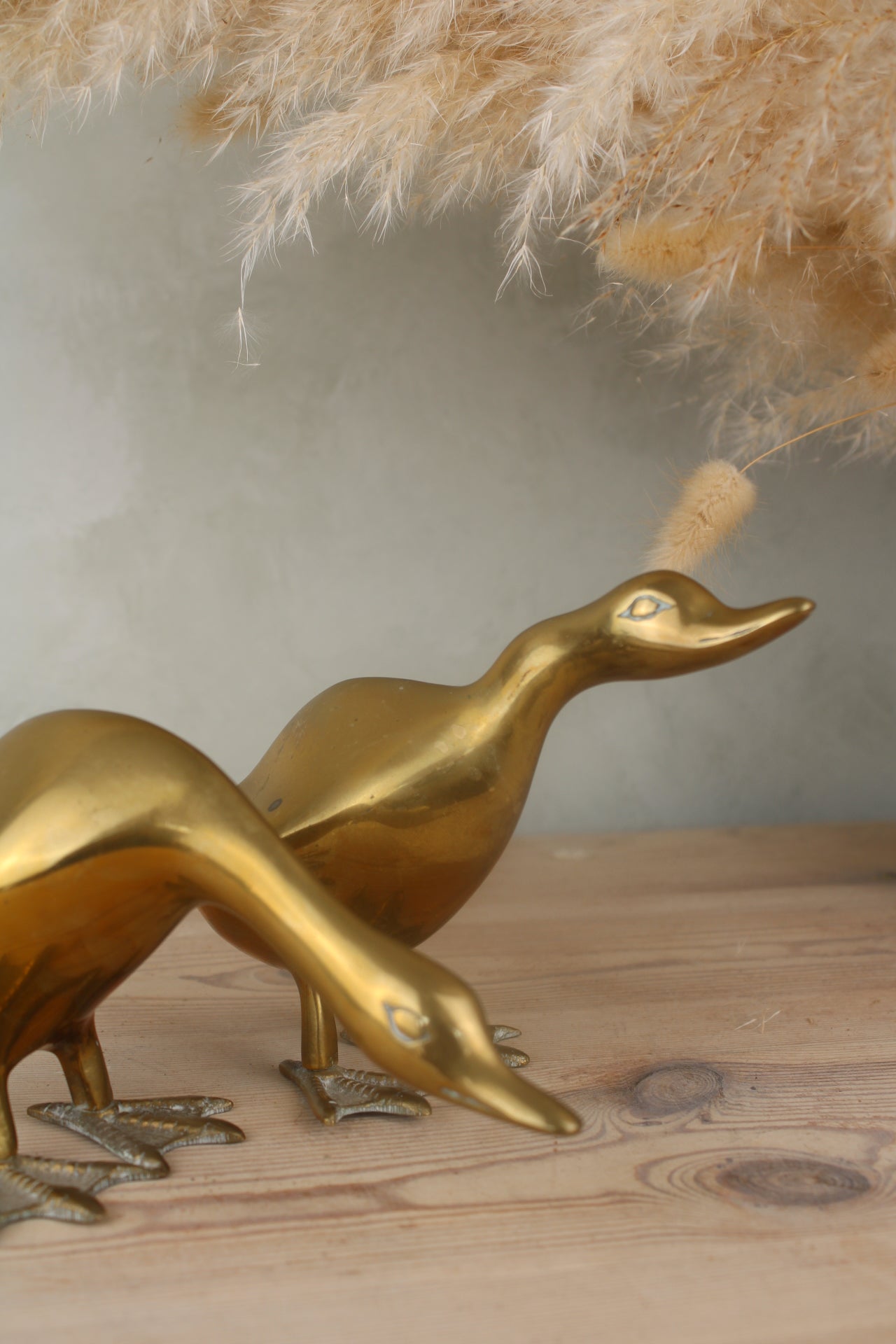 Pair of Brass Ducks