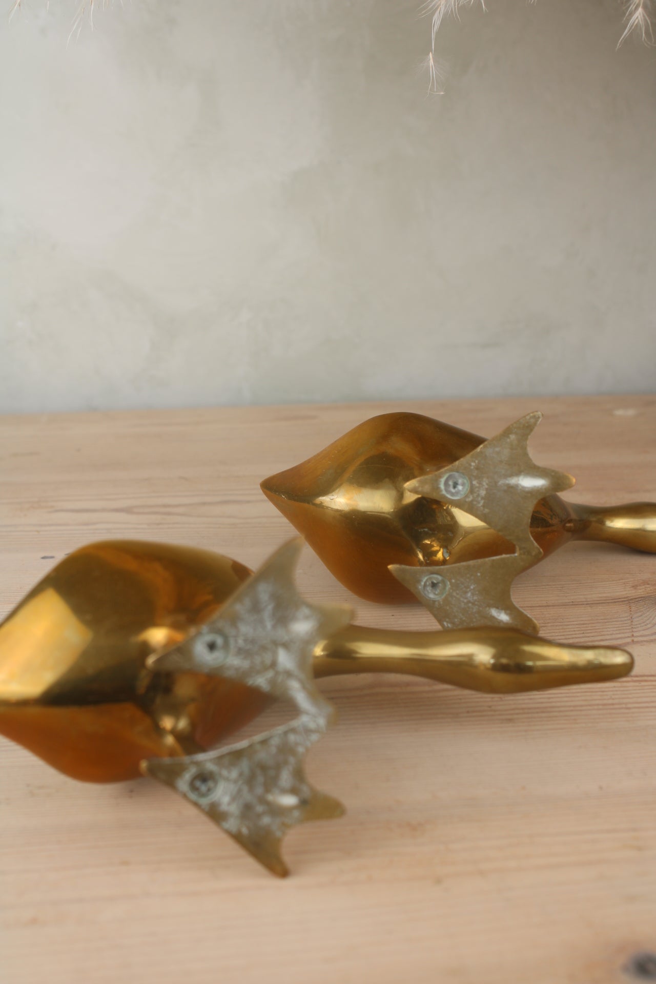 Pair of Brass Ducks