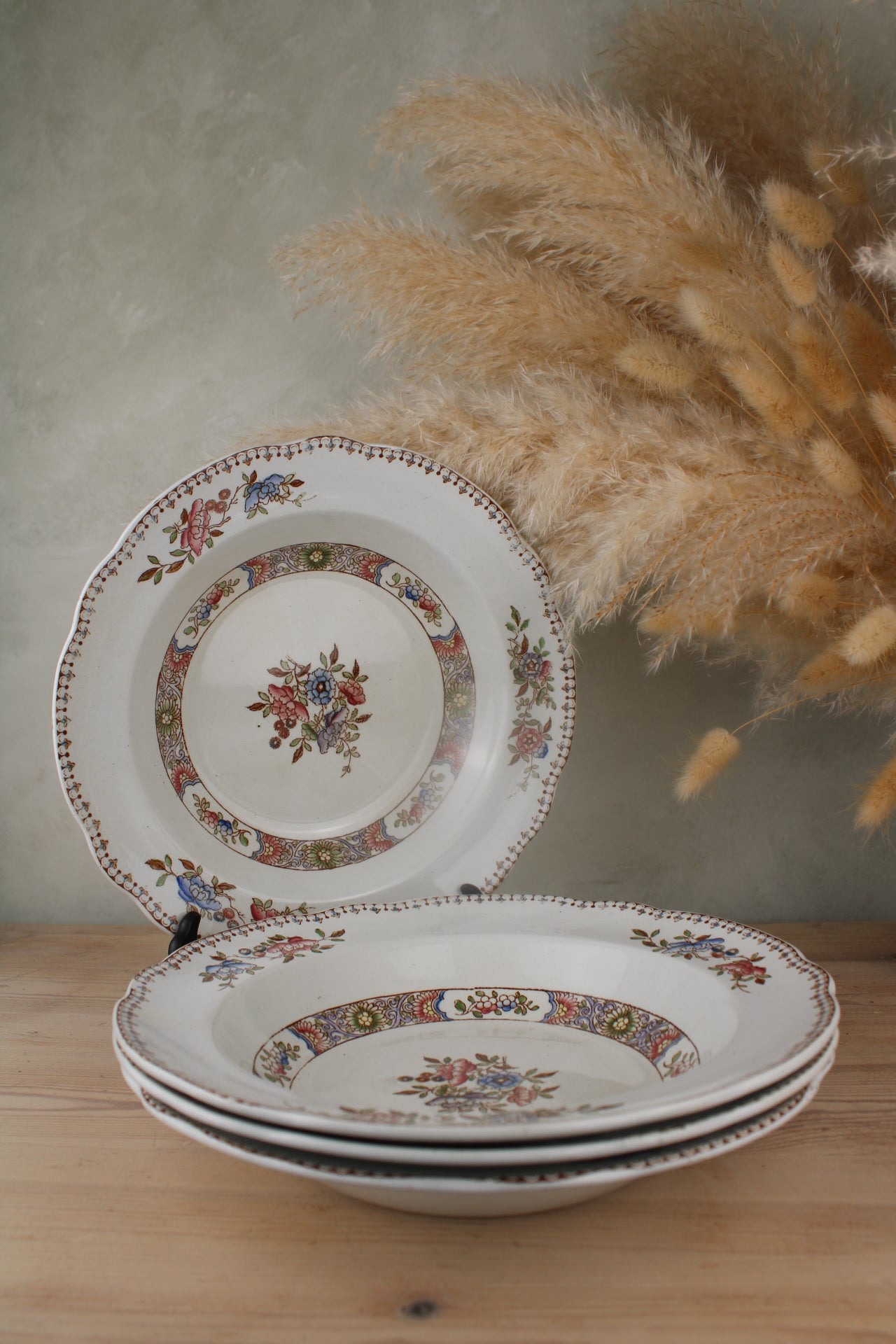 Set of 4 Copeland Spode Pasta Bowls
