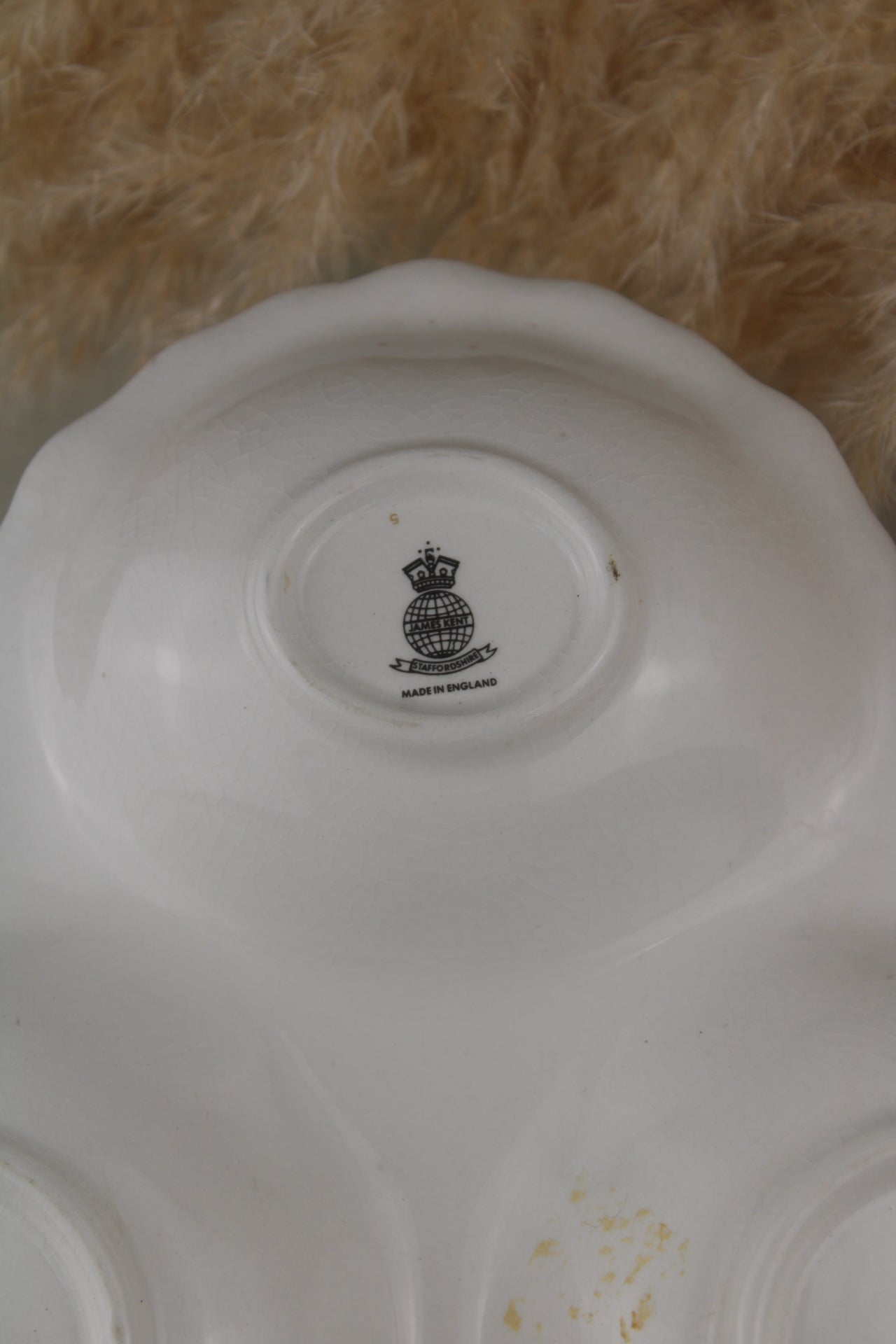 James Kent Wild Strawberry Trio Serving Plate