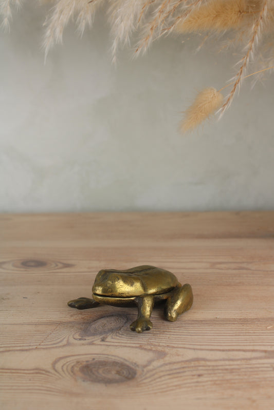 Brass Frog Pot