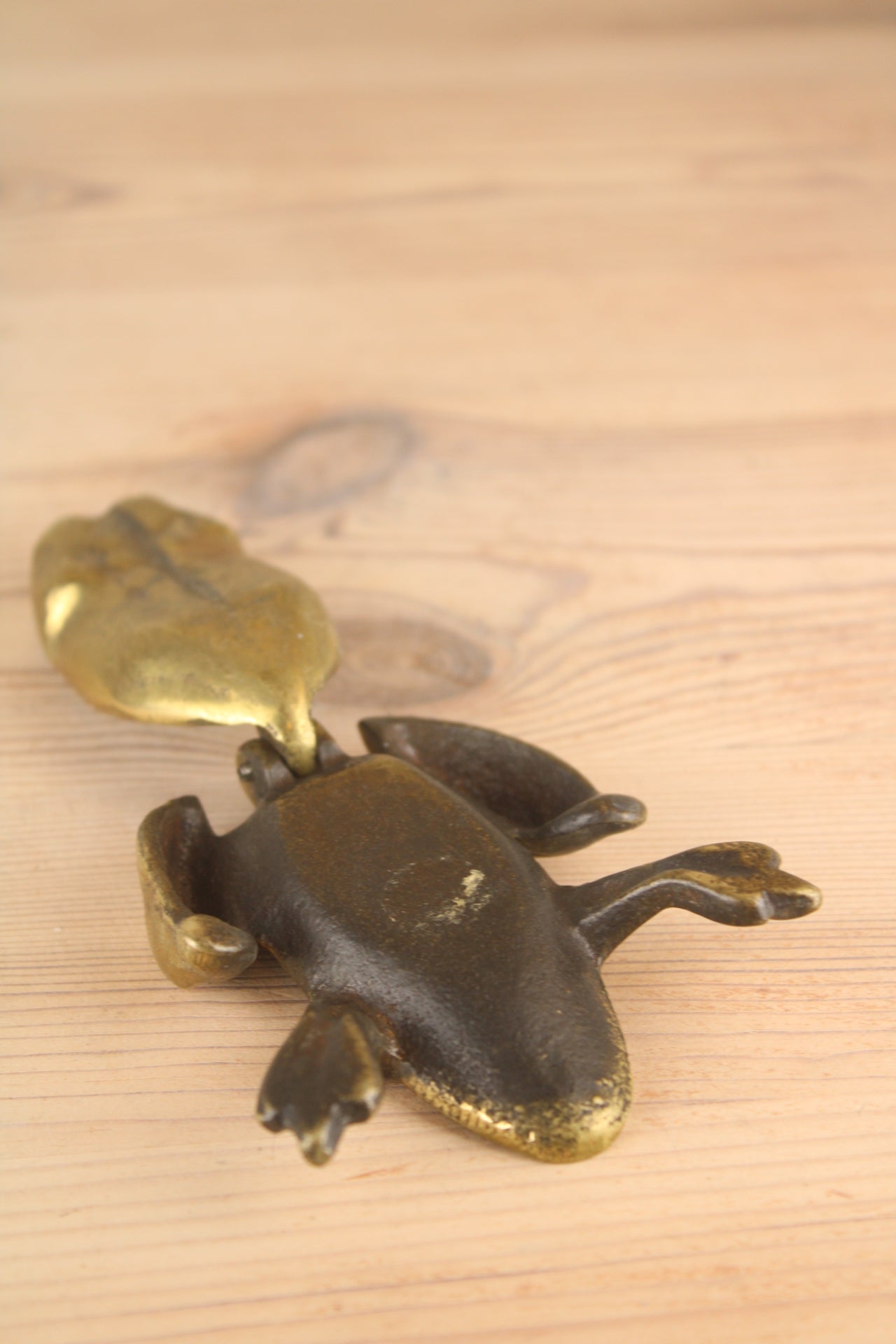 Brass Frog Pot