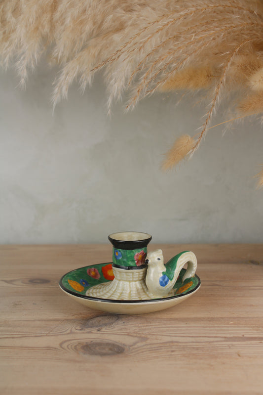Ceramic Bird Candleholder