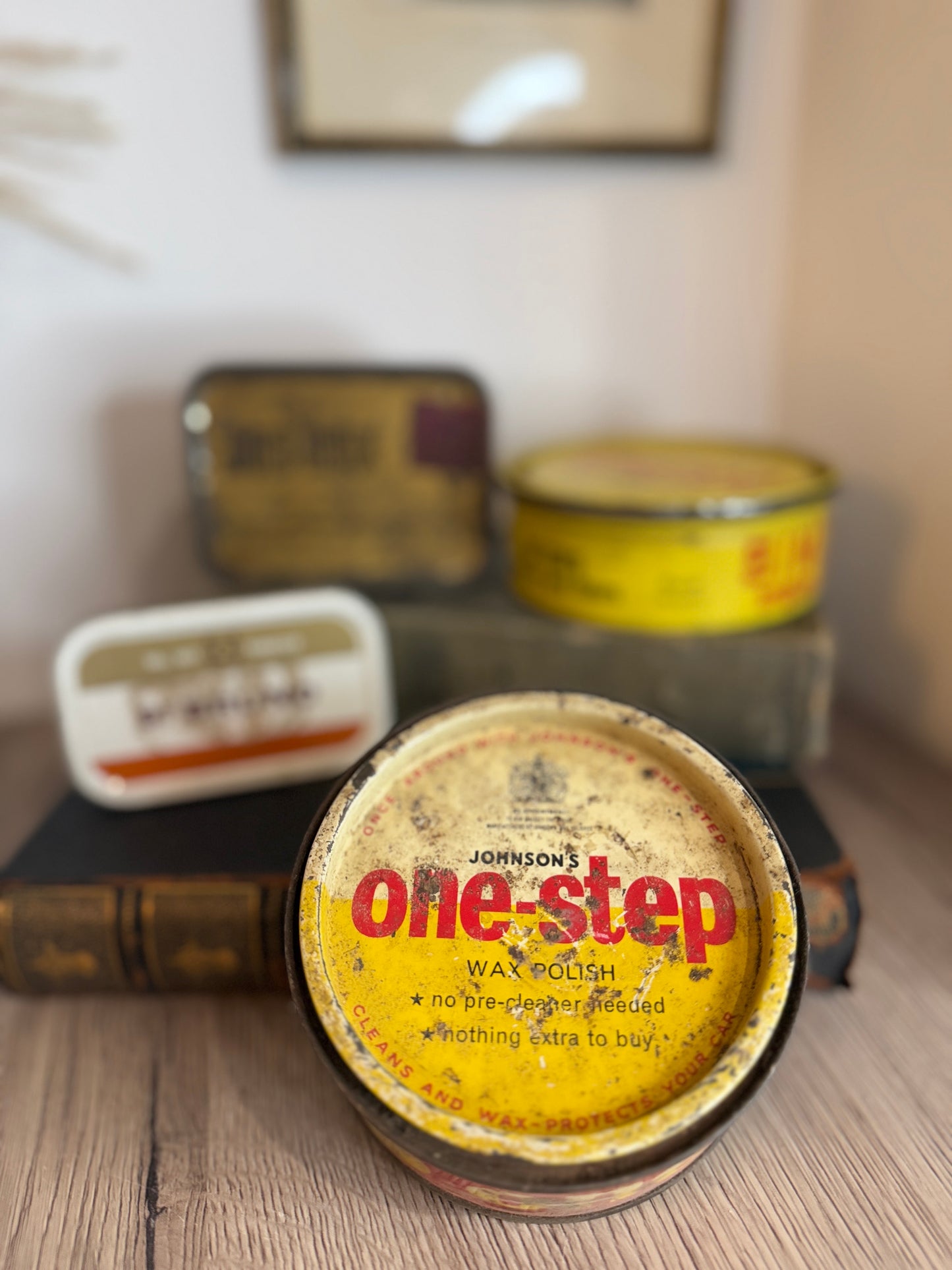 Set of Vintage Storage Tins