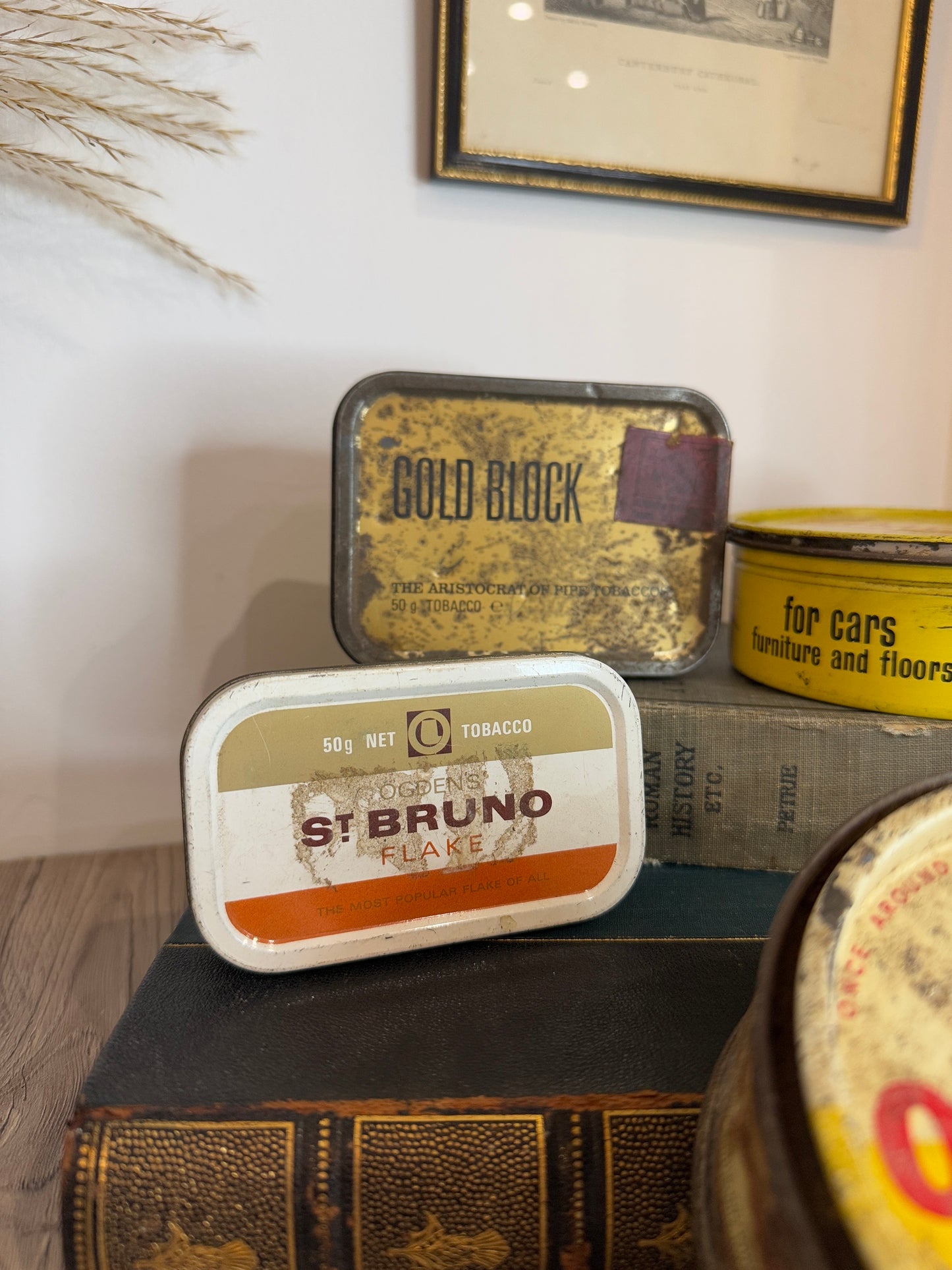 Set of Vintage Storage Tins