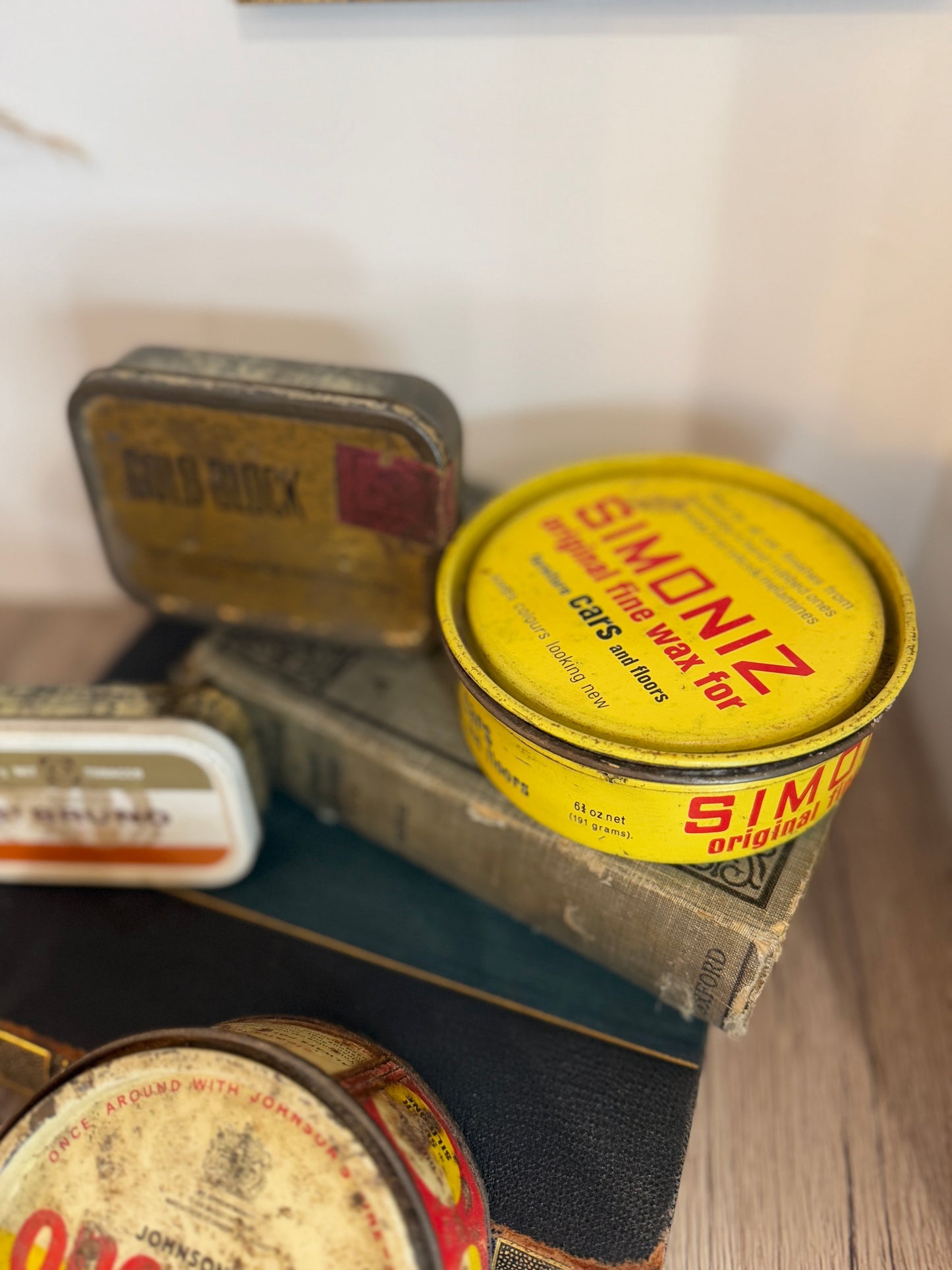 Set of Vintage Storage Tins