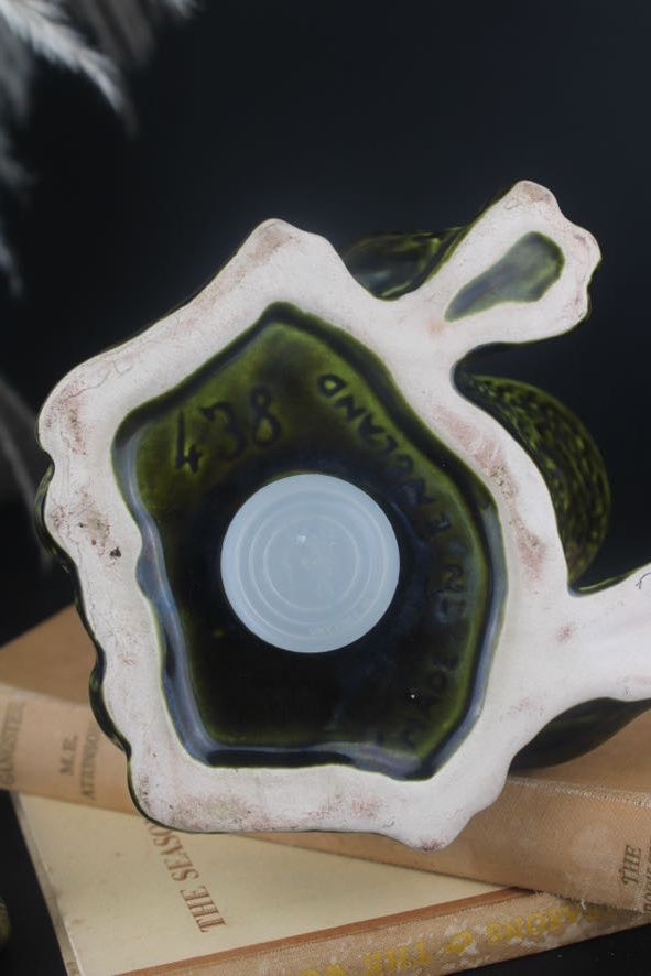 Green Ceramic Frog Money Jar
