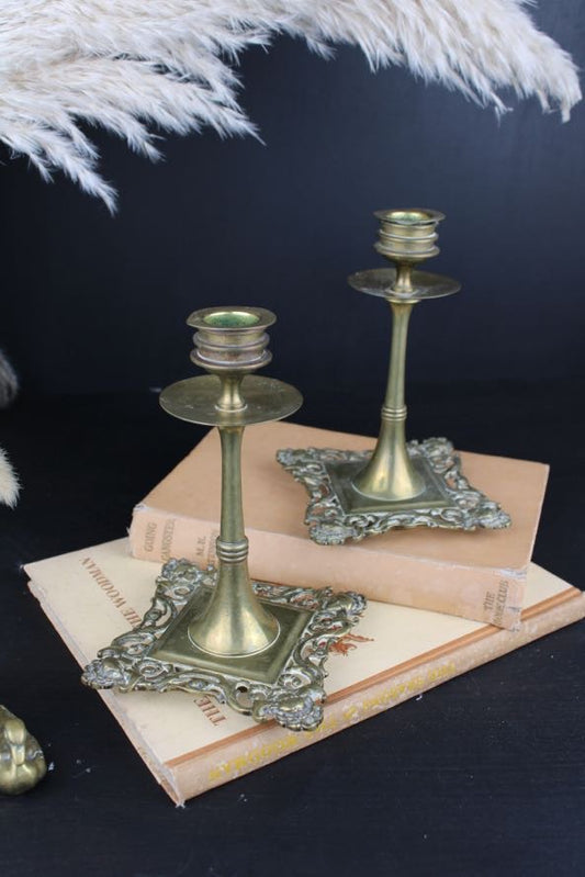 Pair of Brass Candlesticks