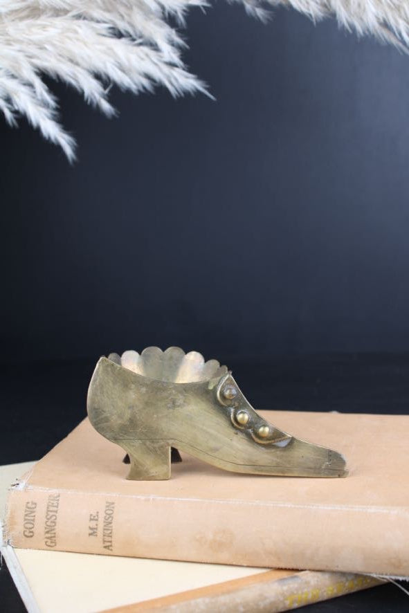 Brass Shoe Pot