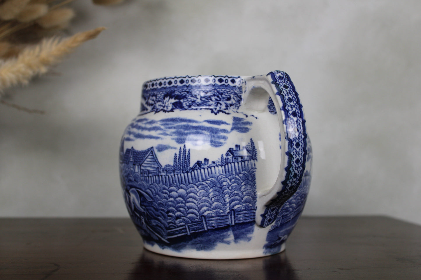 John Tams Blue and White Jug